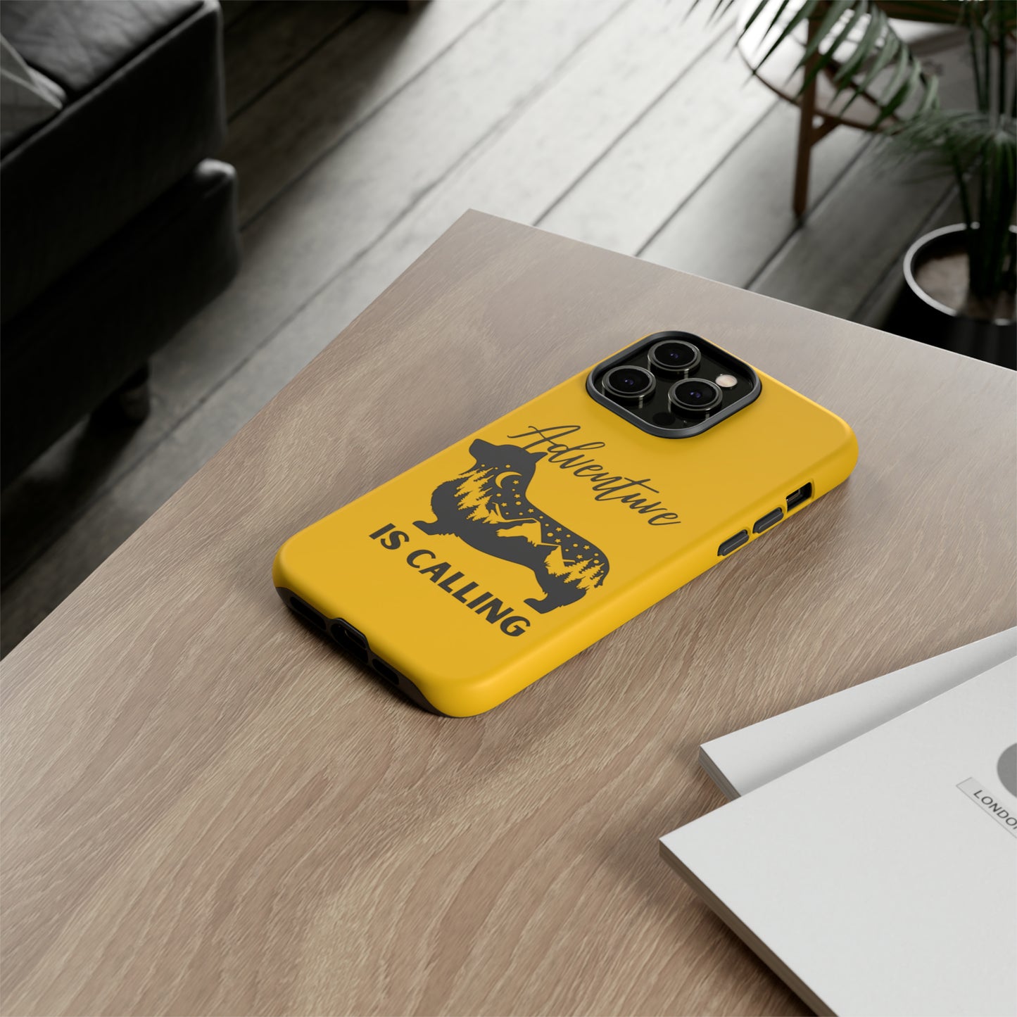 Adventure Calling Phone Case - Yellow