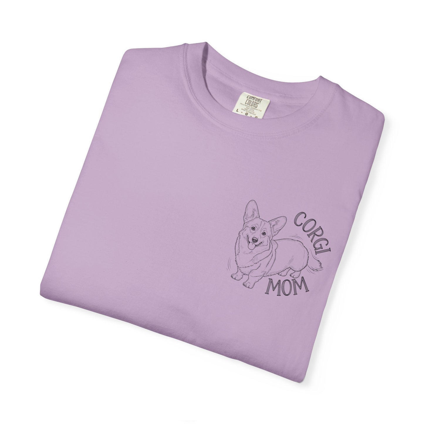 Corgi Mom Unisex Garment-Dyed T-Shirt