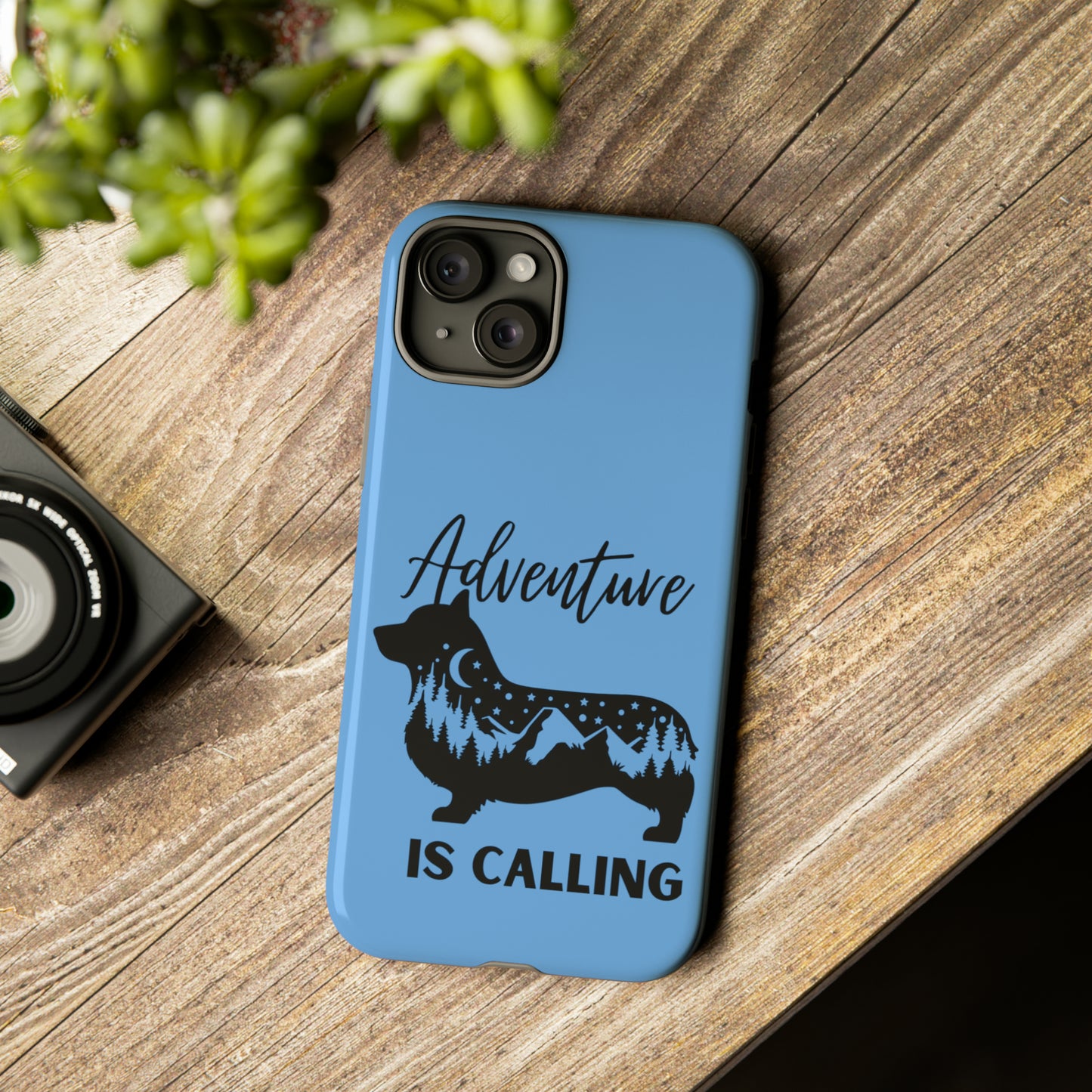 Adventure Calling Phone Case - Light Blue