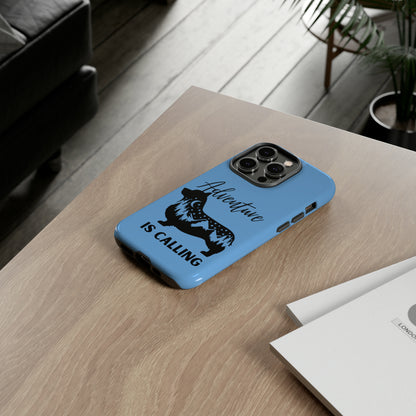 Adventure Calling Phone Case - Light Blue