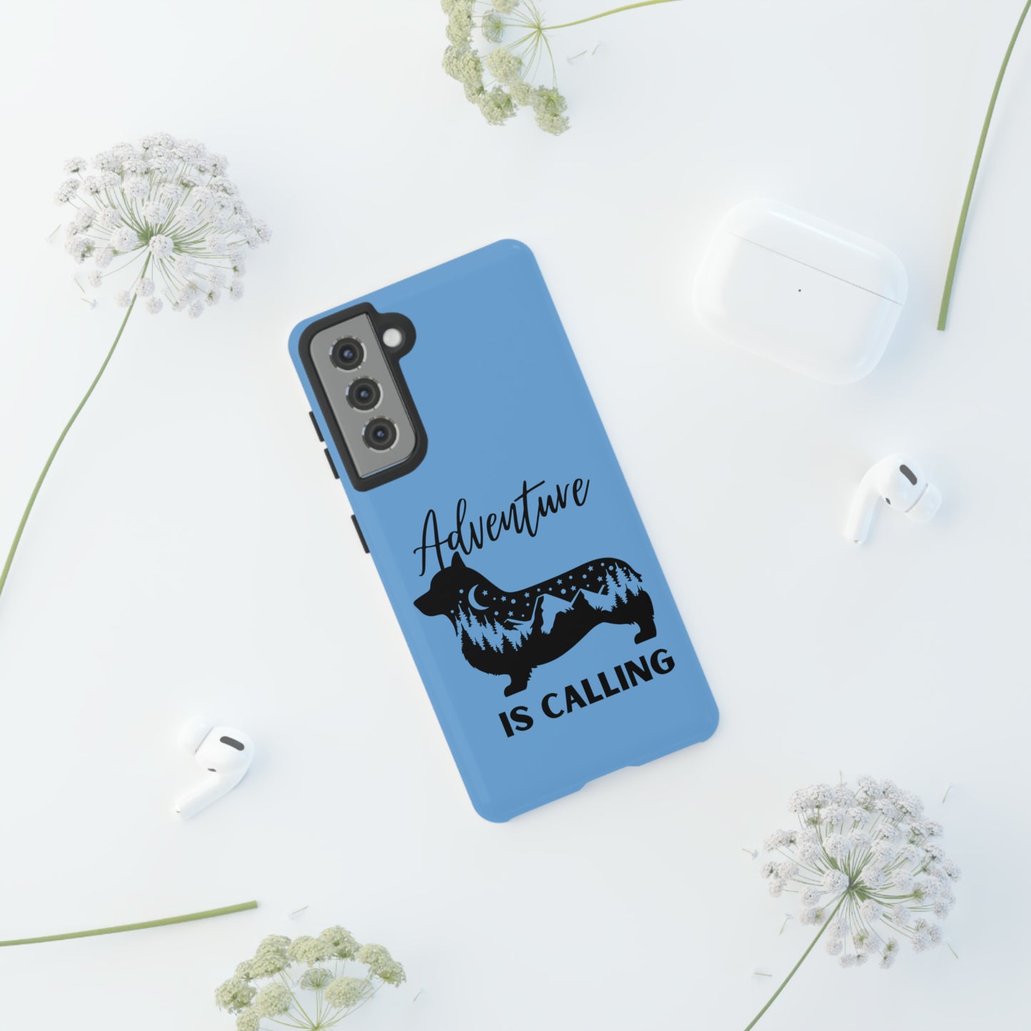 Adventure Calling Phone Case - Light Blue