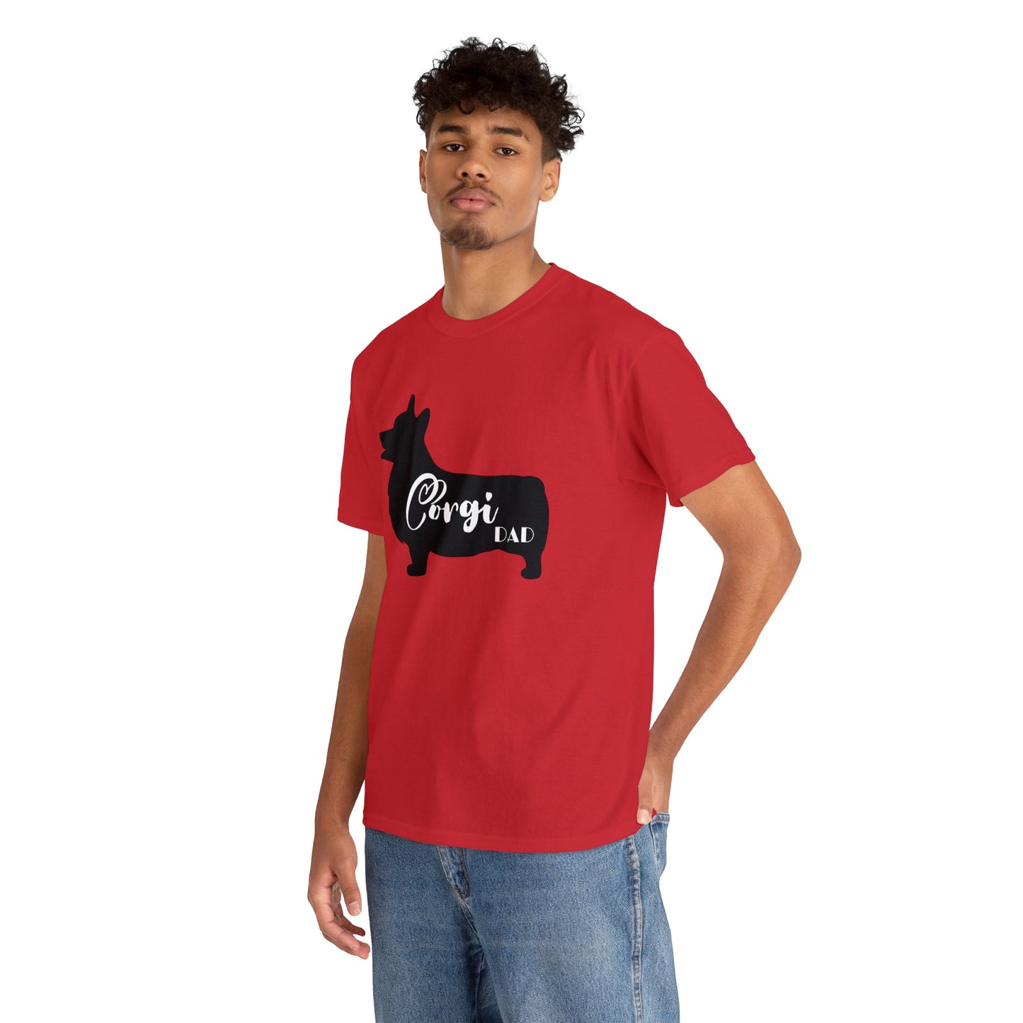 Corgi Dad Heavy Cotton Tee