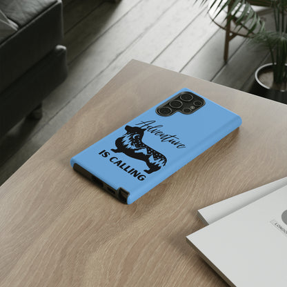 Adventure Calling Phone Case - Light Blue