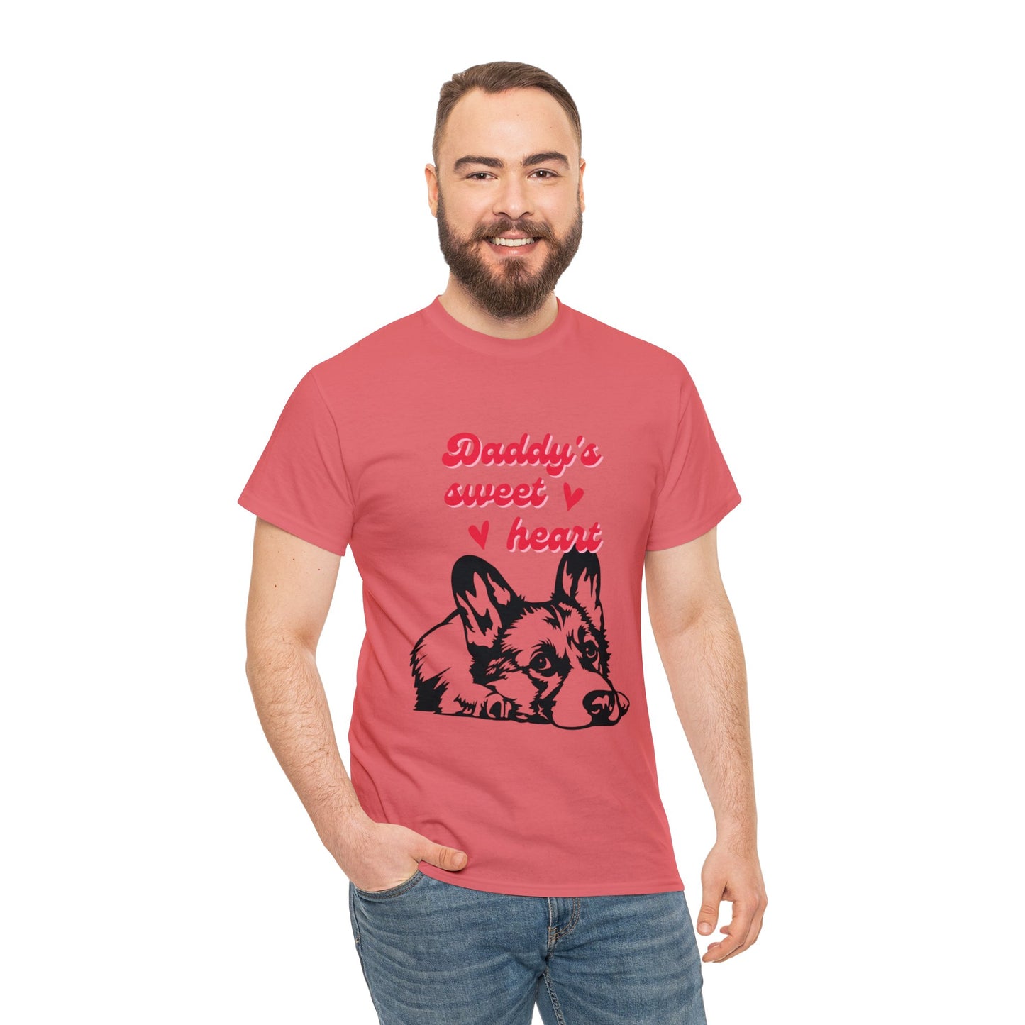 Corgi Sweetheart Unisex Heavy Cotton Tee