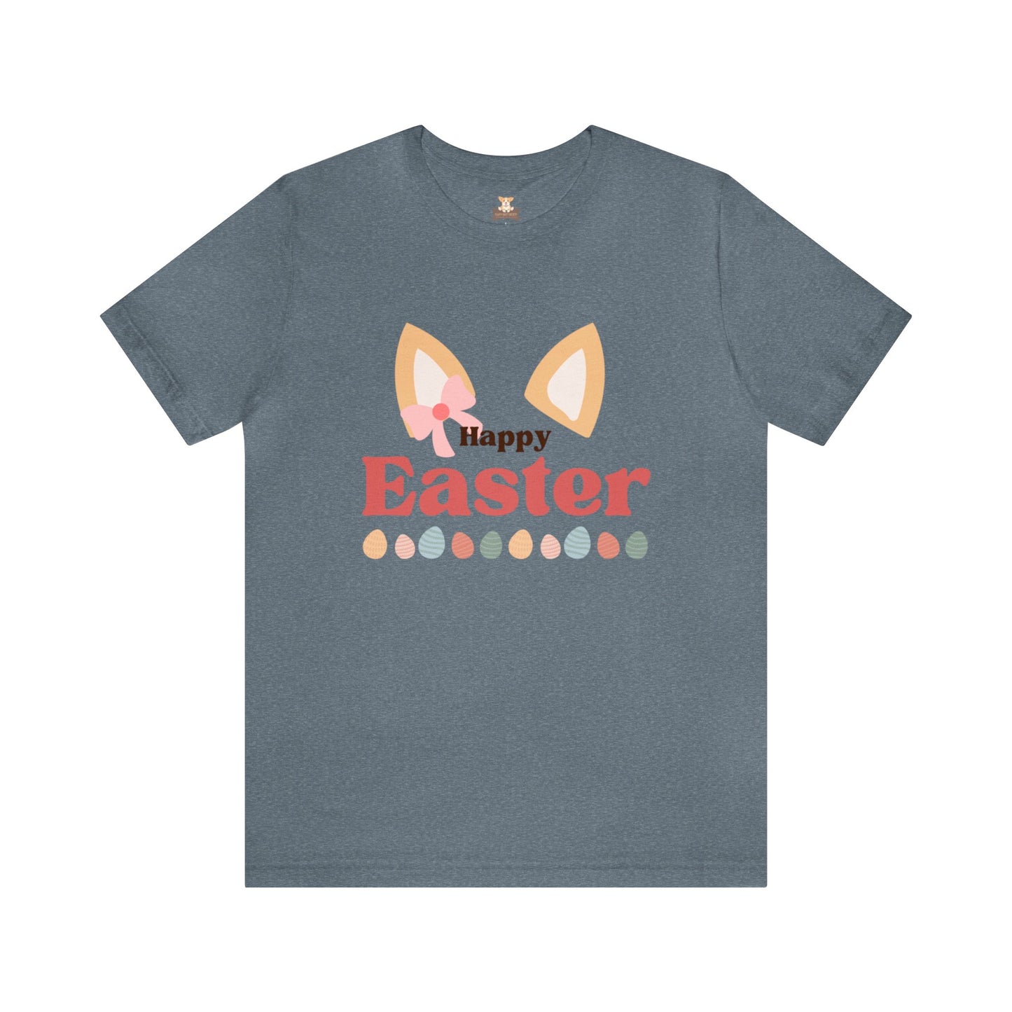 Easter Corgi Unisex Jersey Short Sleeve Tee