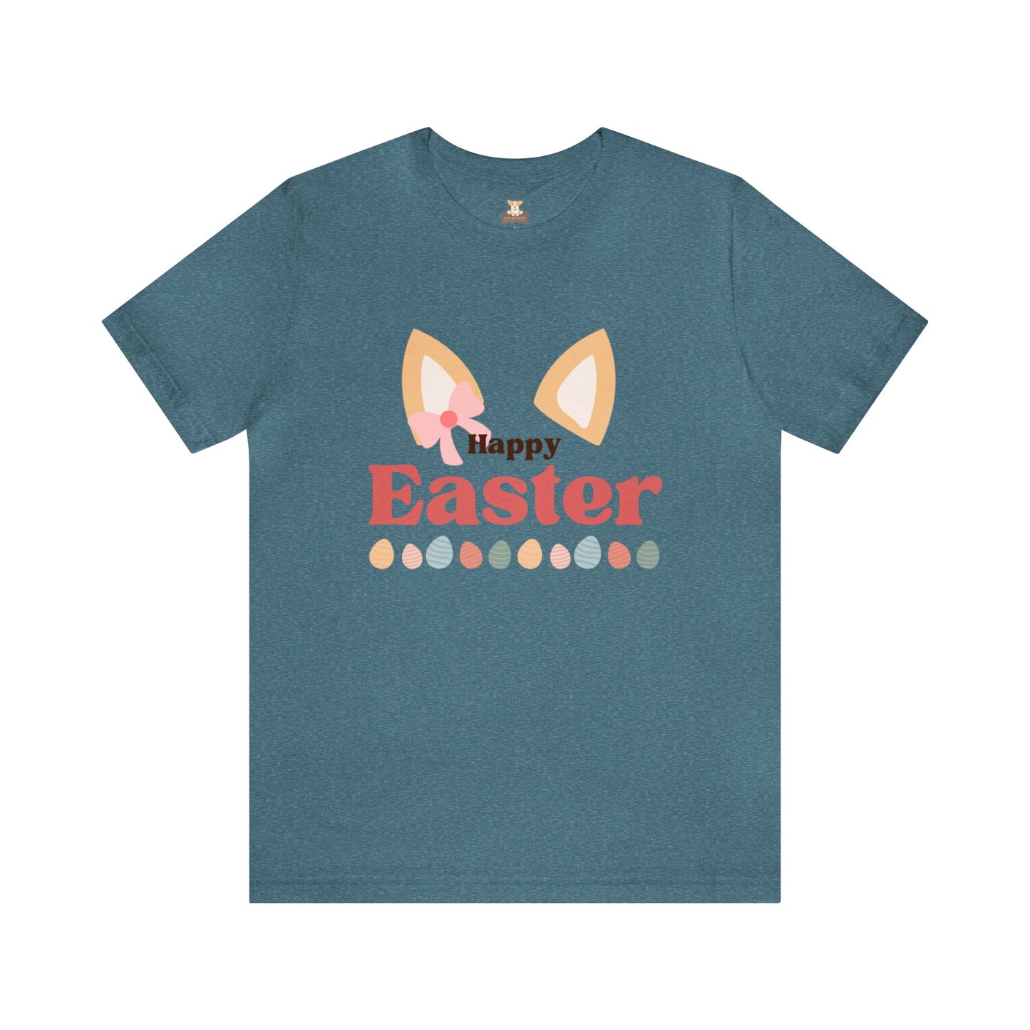 Easter Corgi Unisex Jersey Short Sleeve Tee