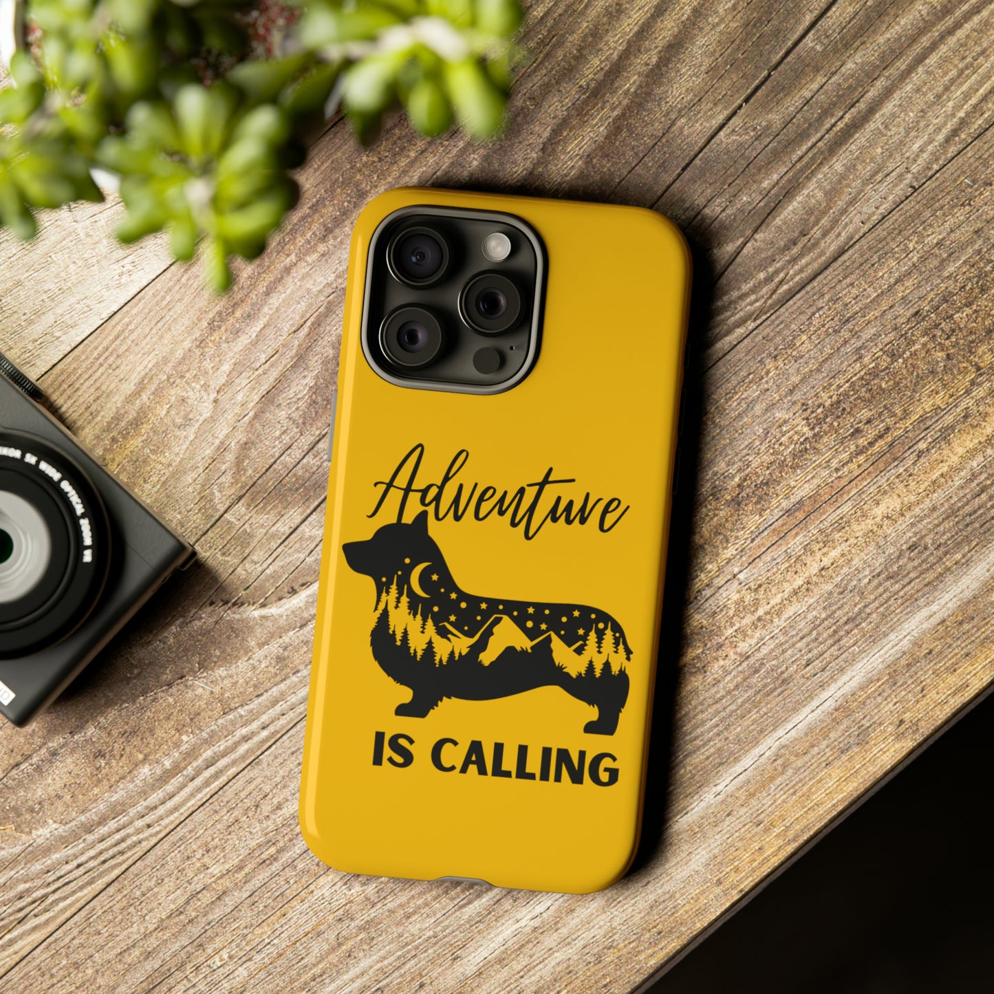 Adventure Calling Phone Case - Yellow