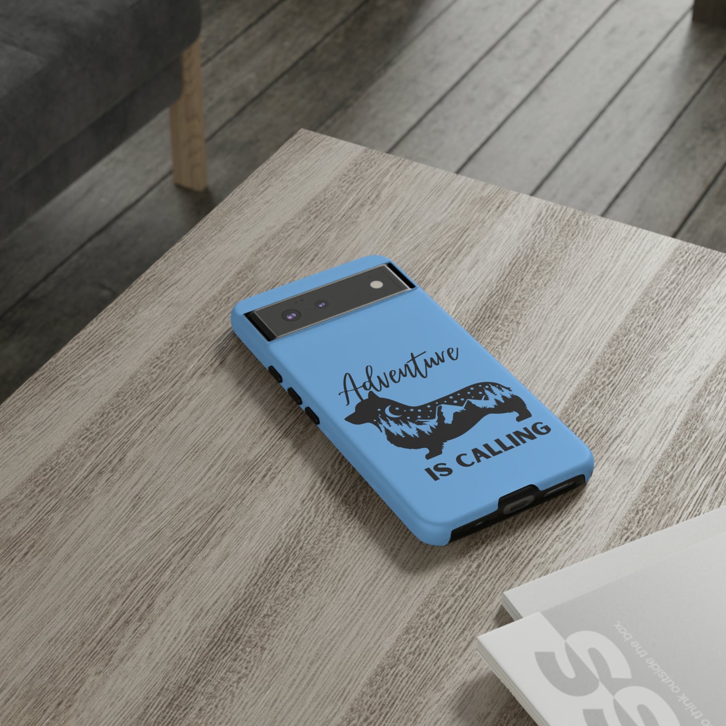 Adventure Calling Phone Case - Light Blue