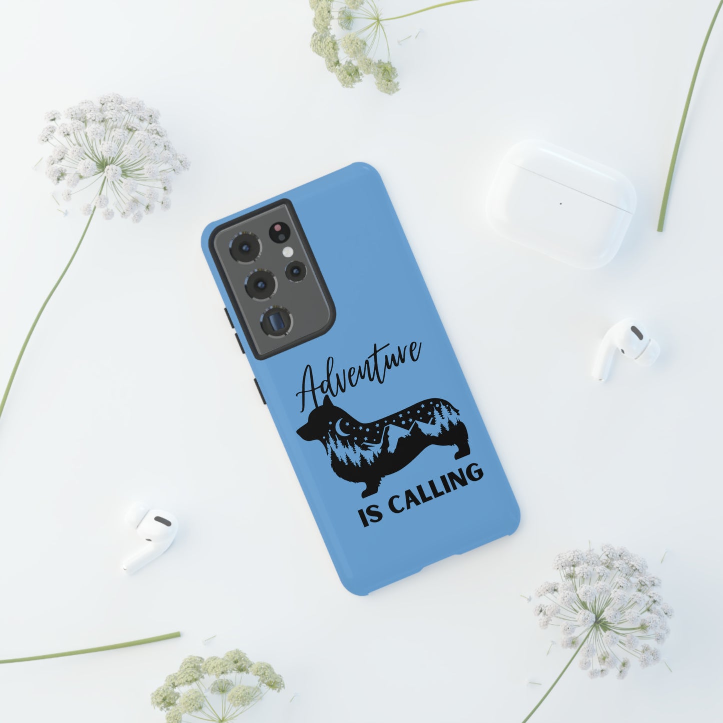 Adventure Calling Phone Case - Light Blue