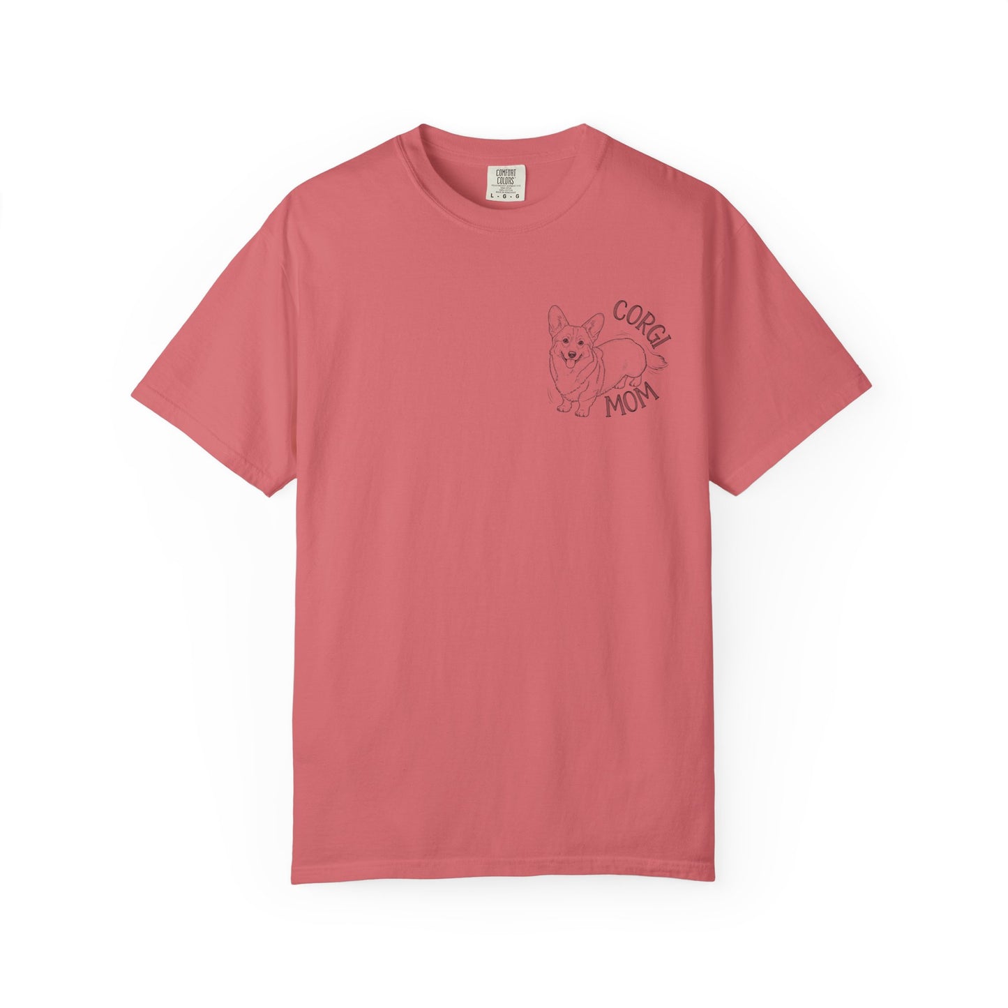 Corgi Mom Unisex Garment-Dyed T-Shirt