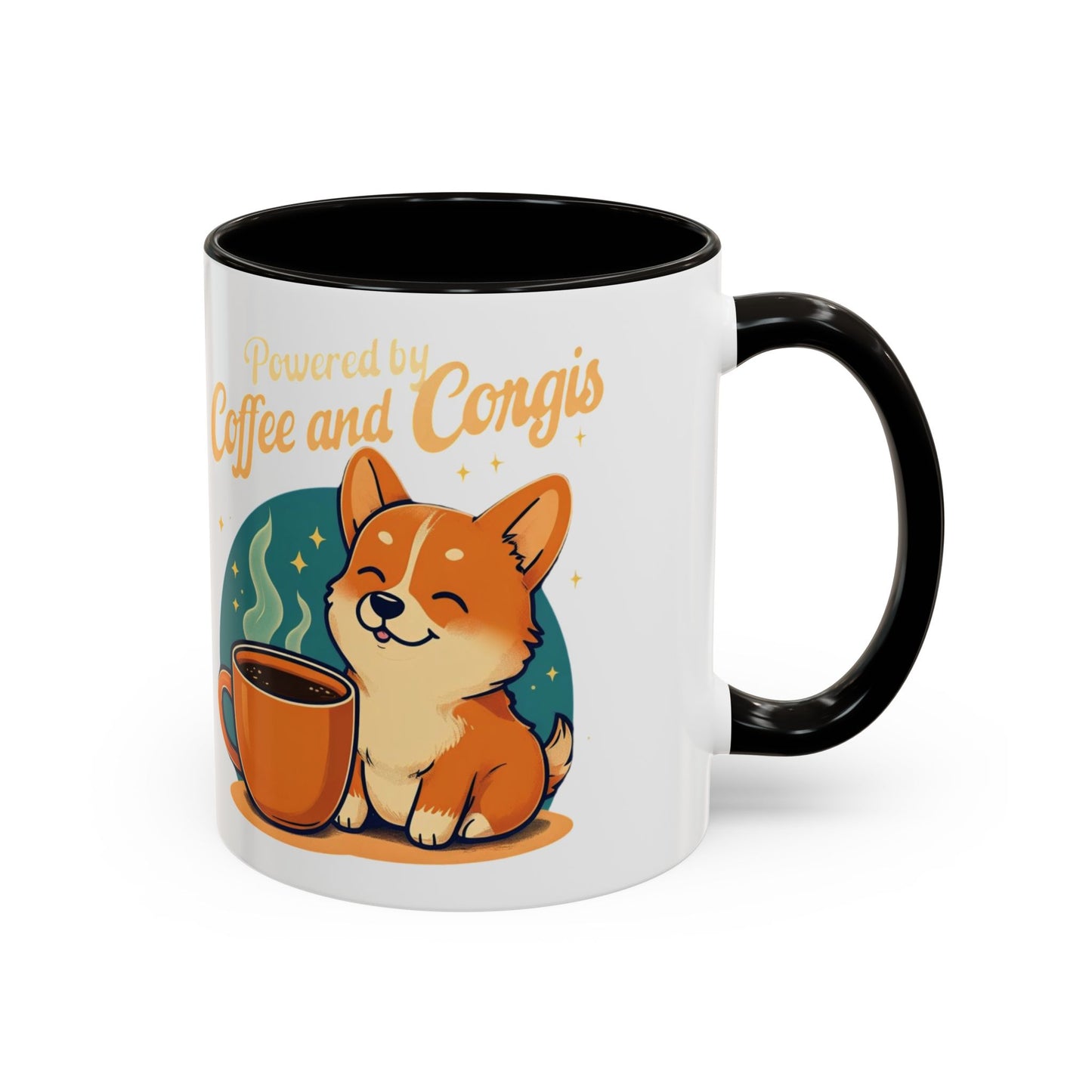 Powered by Coffee and Corgis Mug