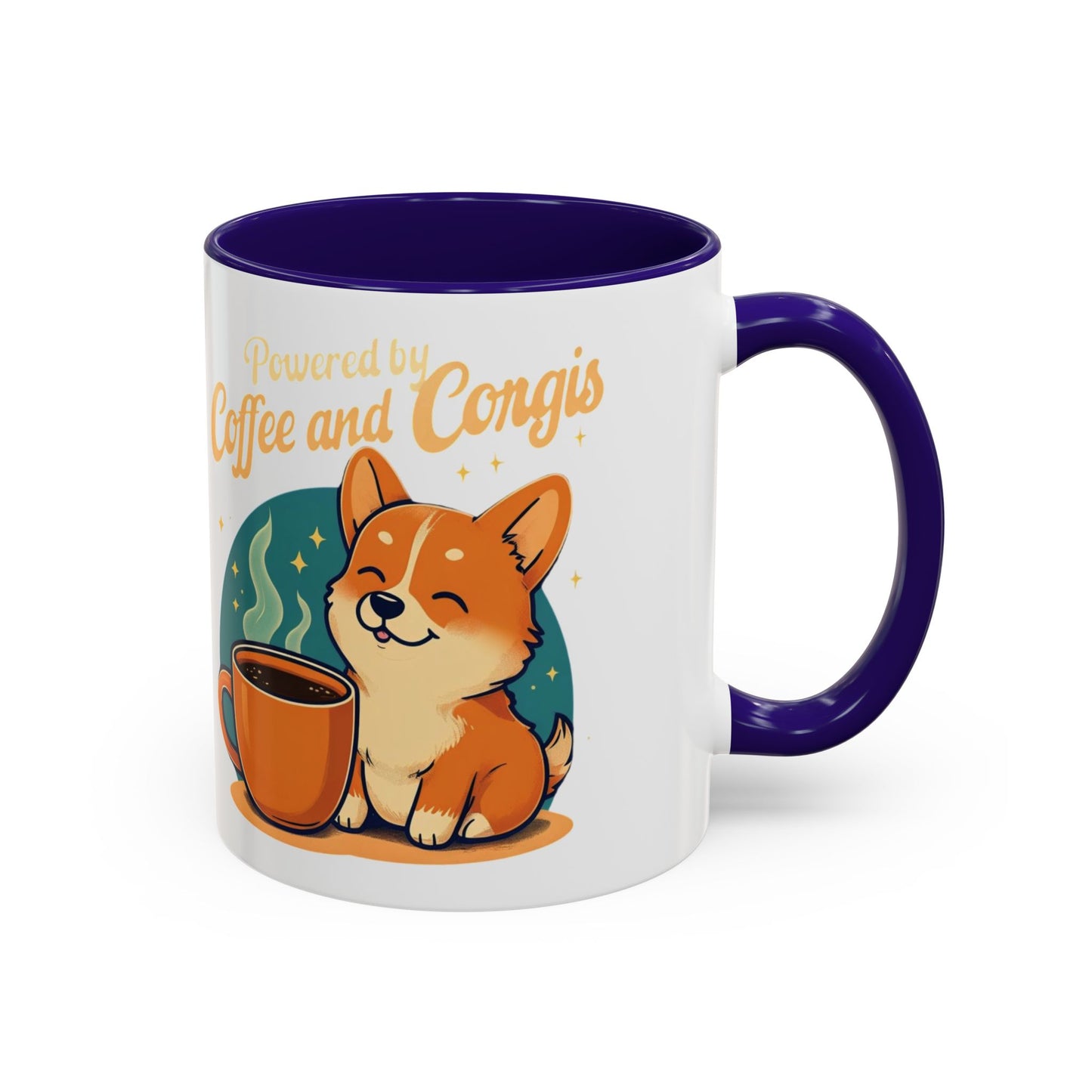 Powered by Coffee and Corgis Mug