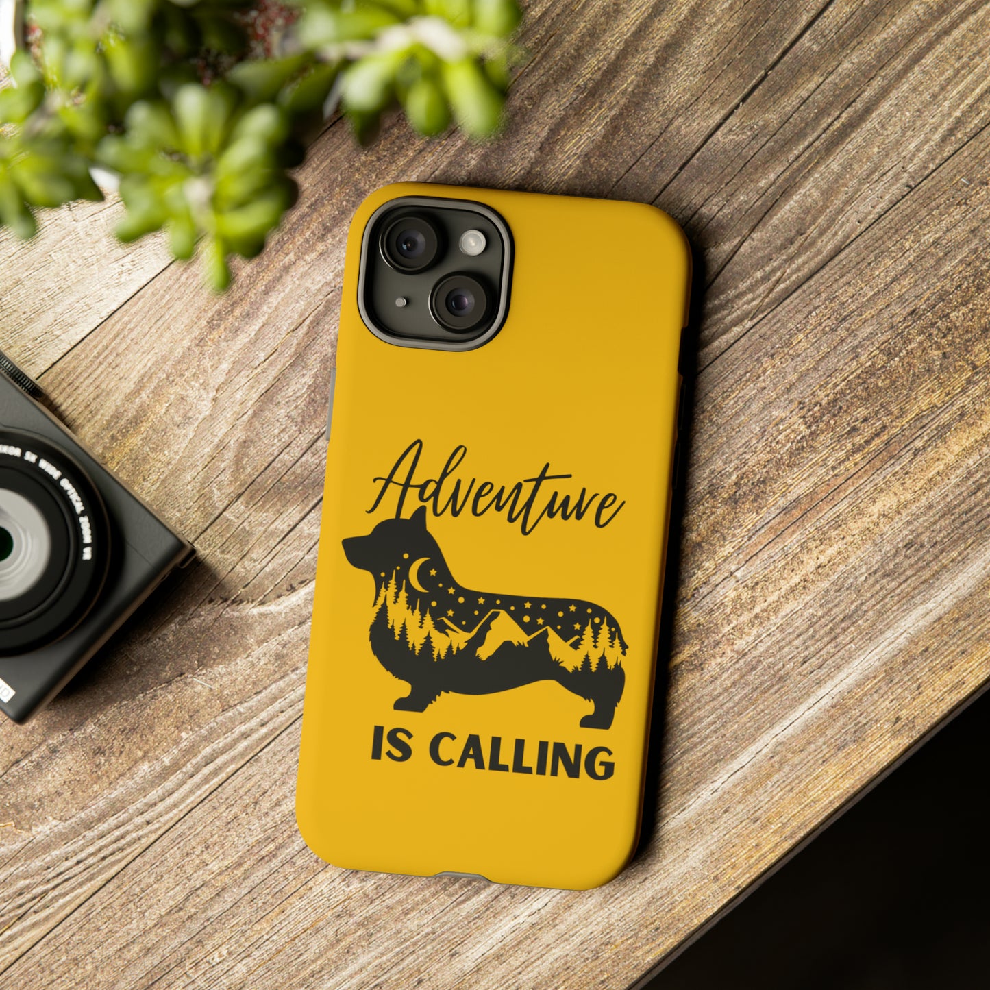 Adventure Calling Phone Case - Yellow