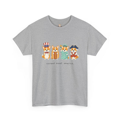 Current Mood: America 4th of July Corgi Tee