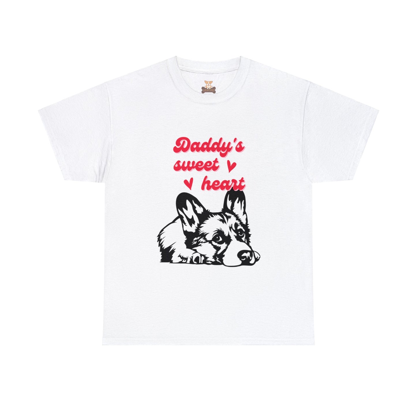 Corgi Sweetheart Unisex Heavy Cotton Tee