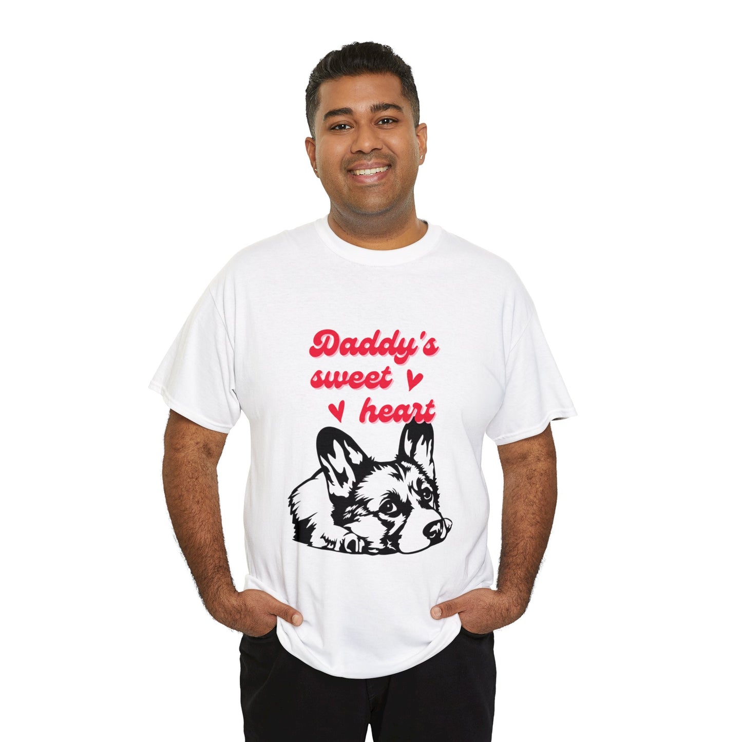 Corgi Sweetheart Unisex Heavy Cotton Tee