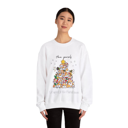 Corgi Little Christmas Heavy Blend™ Crewneck Sweatshirt