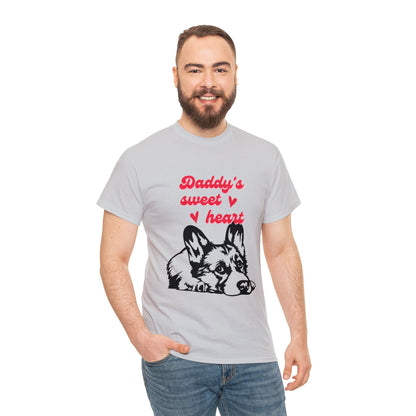 Corgi Sweetheart Unisex Heavy Cotton Tee