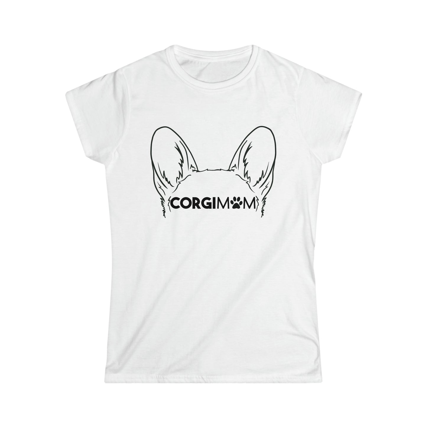 Corgi Mom Women's Softstyle Tee