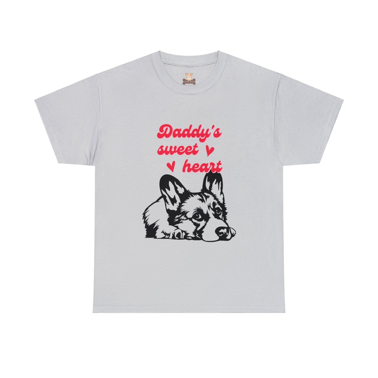 Corgi Sweetheart Unisex Heavy Cotton Tee