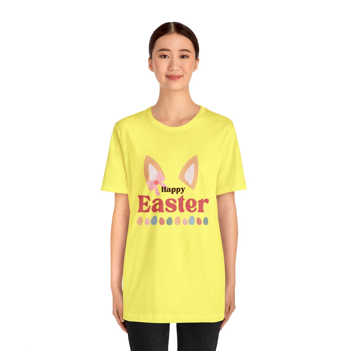 Easter Corgi Unisex Jersey Short Sleeve Tee