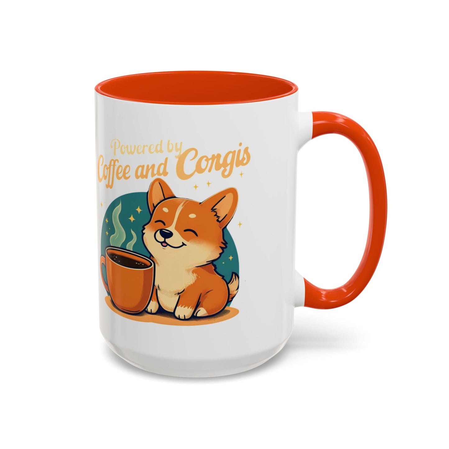 Powered by Coffee and Corgis Mug