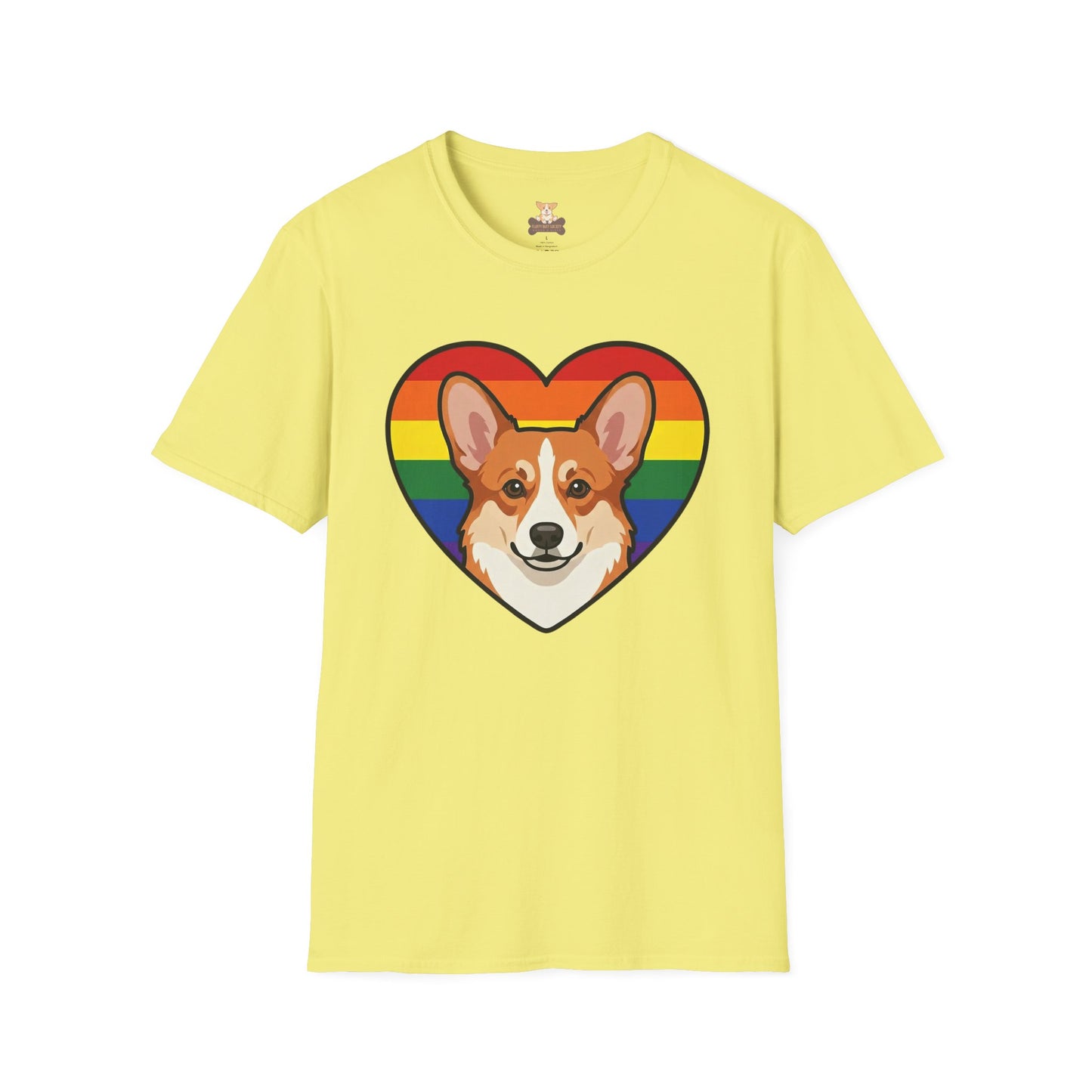Rainbow Corgi Pride Shirt | LGBT Corgi Tee | Pride Month Gift | Gay Dog Dad Shirt | Corgi Lover Pride Gift | LGBTQ Shirt | Unisex Tee