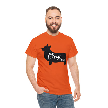 Corgi Dad Heavy Cotton Tee