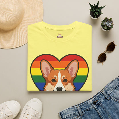 Rainbow Corgi Pride Shirt | LGBT Corgi Tee | Pride Month Gift | Gay Dog Dad Shirt | Corgi Lover Pride Gift | LGBTQ Shirt | Unisex Tee