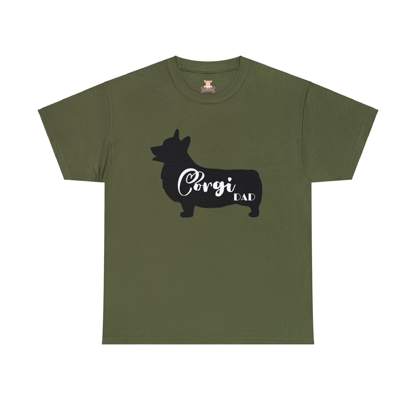 Corgi Dad Heavy Cotton Tee