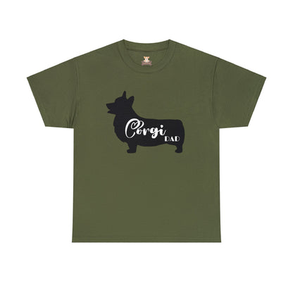 Corgi Dad Heavy Cotton Tee