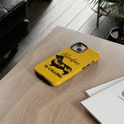 Adventure Calling Phone Case - Yellow