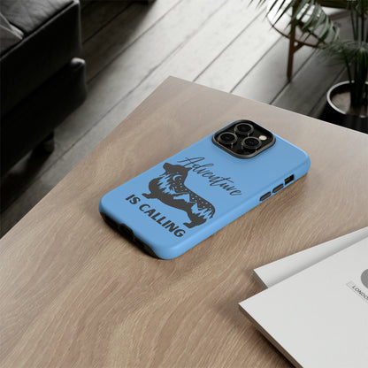 Adventure Calling Phone Case - Light Blue