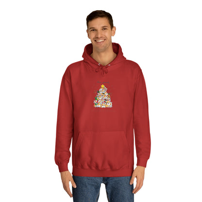 Corgi Christmas Unisex College Hoodie