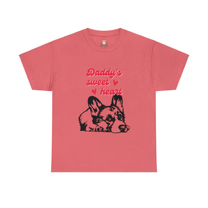 Corgi Sweetheart Unisex Heavy Cotton Tee