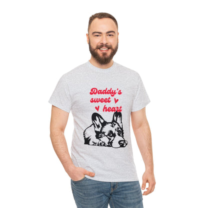 Corgi Sweetheart Unisex Heavy Cotton Tee