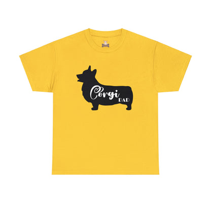 Corgi Dad Heavy Cotton Tee