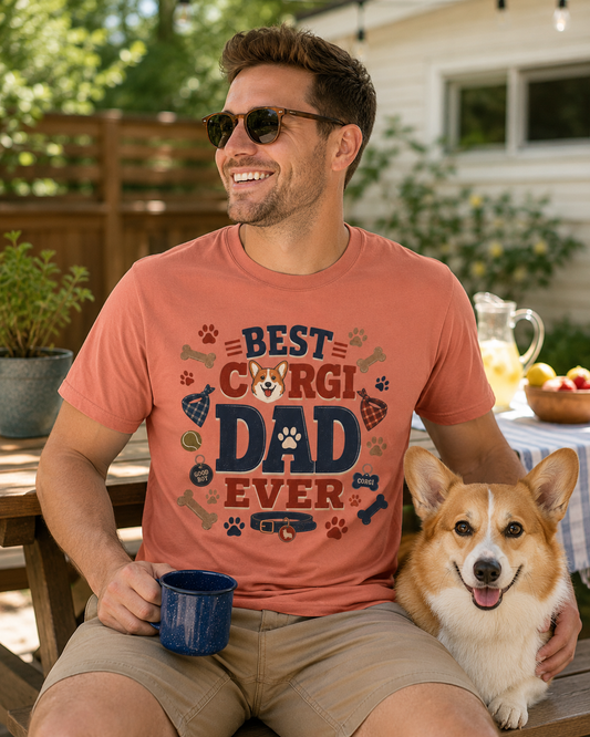 Best Corgi Dad Ever T-Shirt