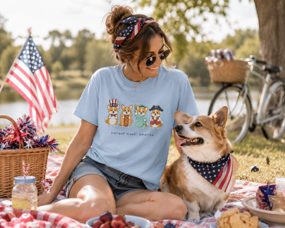 Current Mood: America 4th of July Corgi Tee